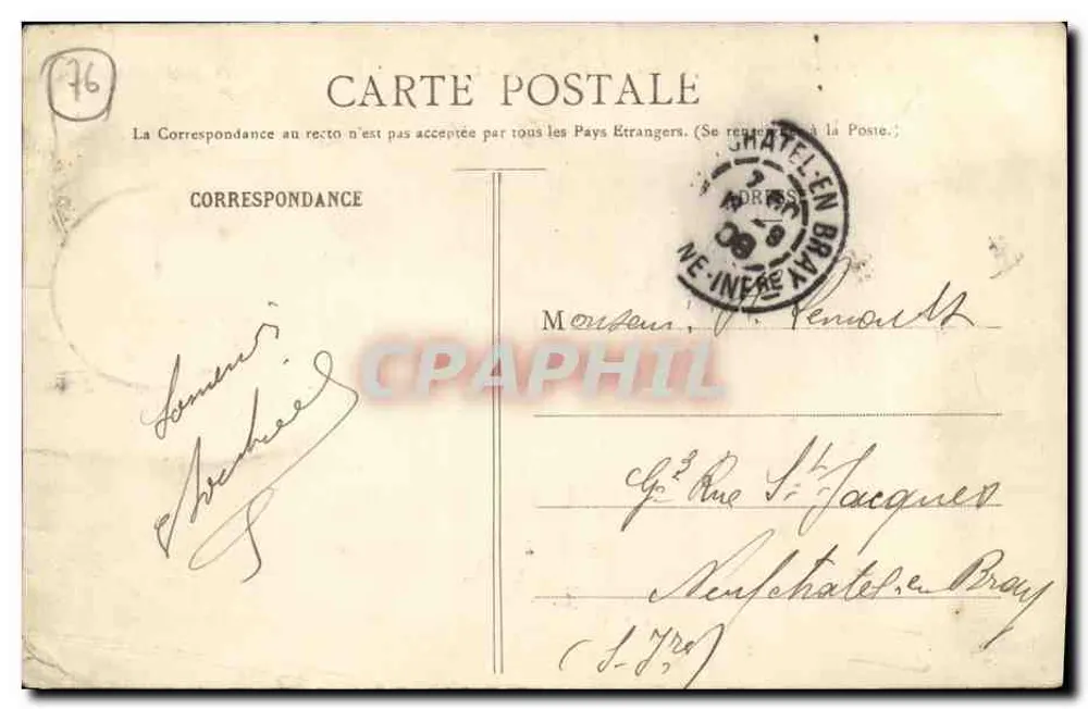 Saint-Adrien — Die Seine-Tal und die Route nach Rouen — C.V. 701 - Rückseite