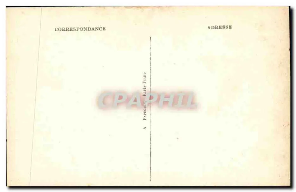 Paris — Prefeitura do 5º Distrito — A. P. - Verso