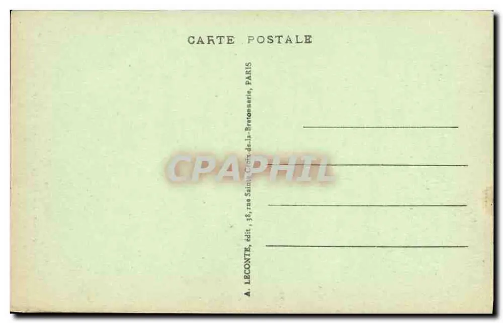 Jardin du Luxembourg — La Fontaine de Médicis — A. L. - Rückseite