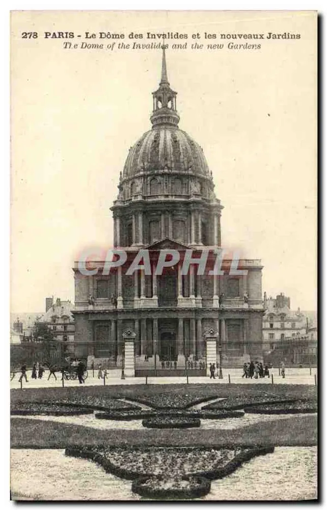 Paris — Der Dôme der Invaliden und die neuen Gärten — Cormaunt & Papeghin, Paris, Nr. 278 - Vorderseite
