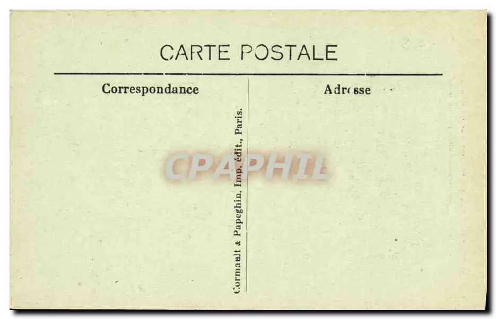 Paris — Der Dôme der Invaliden und die neuen Gärten — Cormaunt & Papeghin, Paris, Nr. 278 - Rückseite
