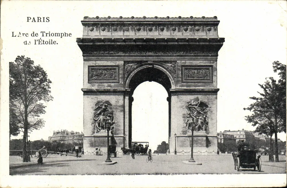 Paris — Der Arc de Triomphe de l'Étoile — unbekannter Verlag - Vorderseite