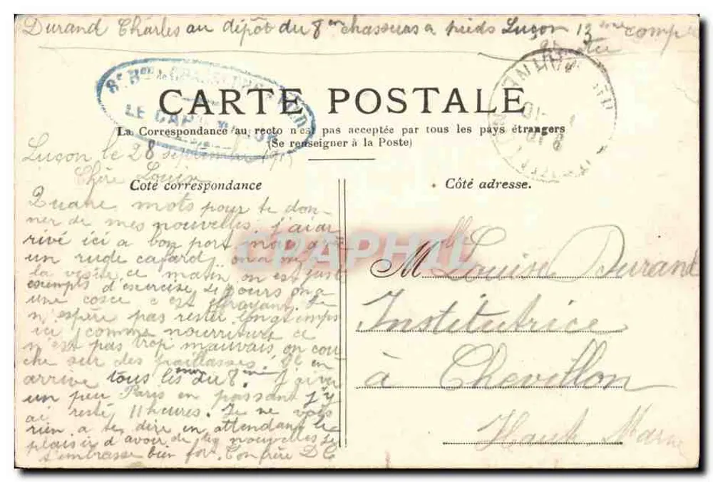 Paris — La Colonne Vendôme — éditeur imprimeur non identifié - Rückseite