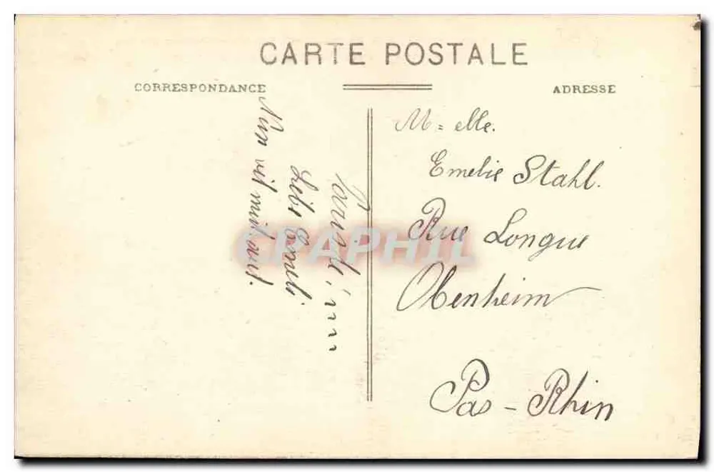 Palast der Stadt Paris oder Petit Palais der Champs-Élysées — F. F. PARIS n°179 - Rückseite