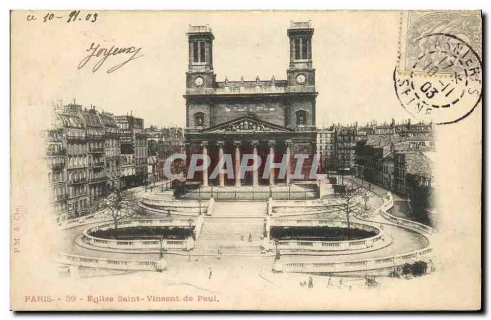 Paris - Igreja de São Vicente de Paulo — PM & Cie, n°50 - Frente