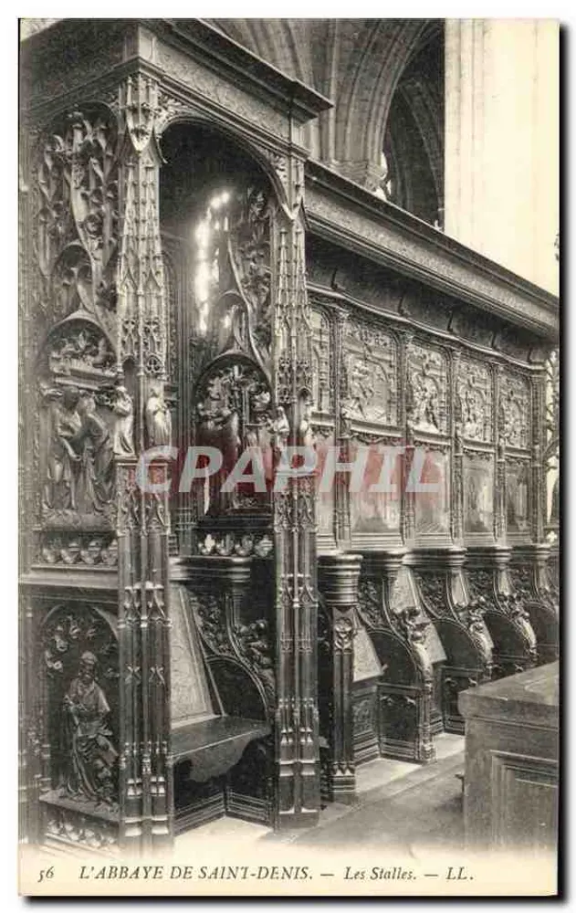 L'ABBAYE DI SAINT-DENIS — Le Stalle — LL. - Recto