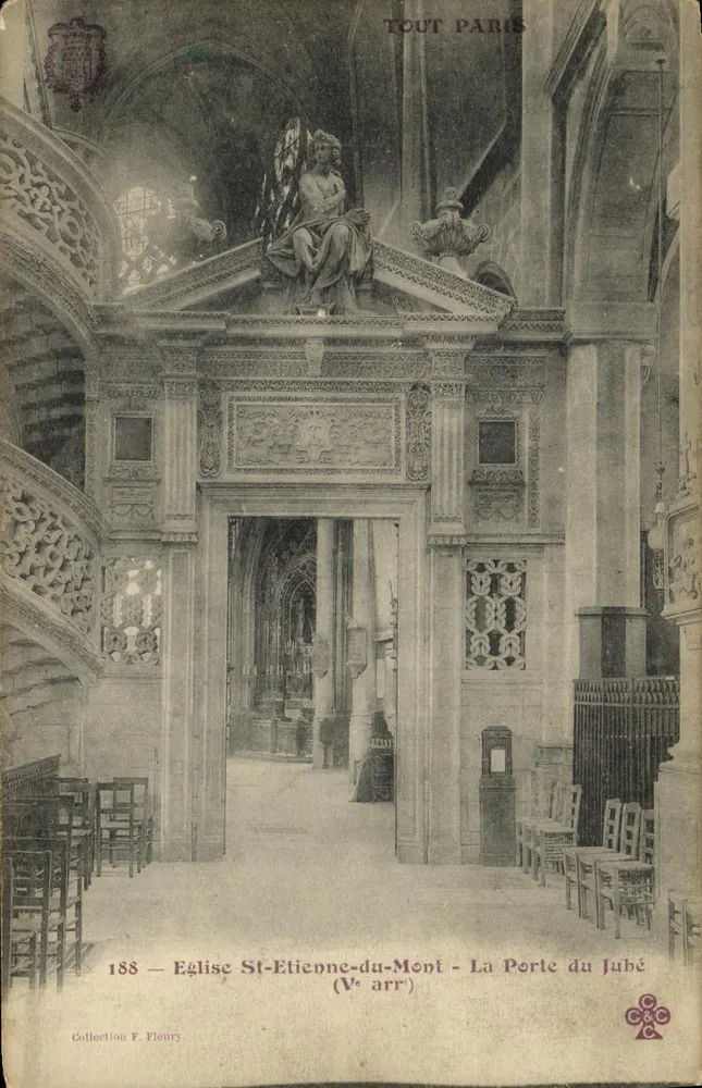 Kirche Saint-Étienne-du-Mont — Die Jubé-Tür — TOUT PARIS - Vorderseite