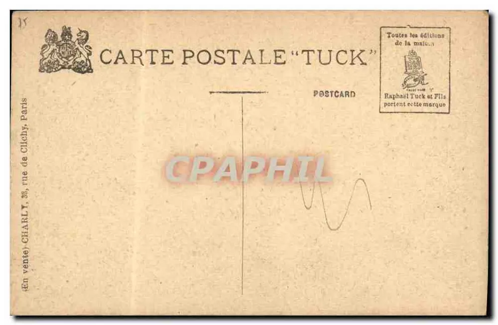 Eröffnung der Friedenskonferenz — März 1919 — nach E. Ferdinand Polack - Rückseite