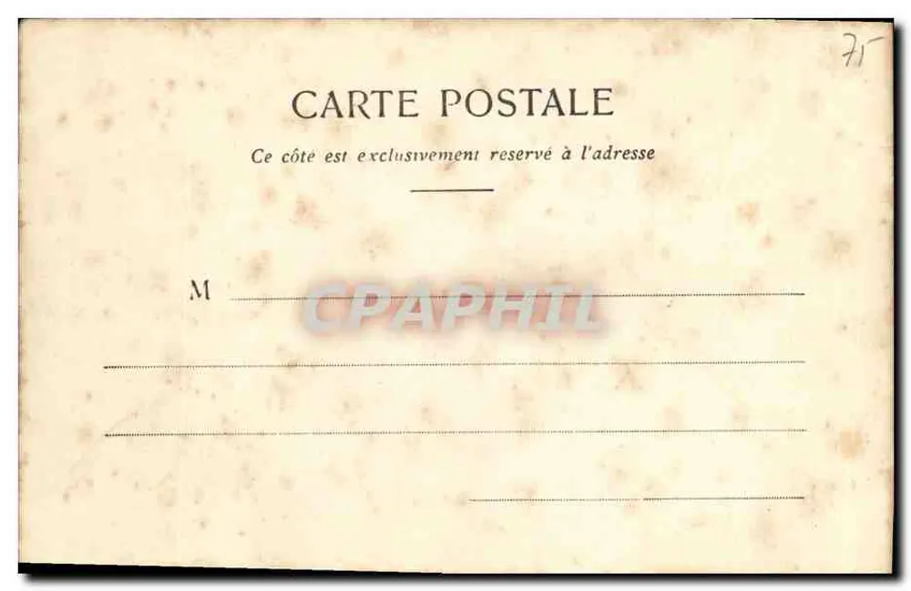 Paris - Avenida da Ópera — vista urbana com carruagens — editor Frédéric Thiers, n° 204 - Verso
