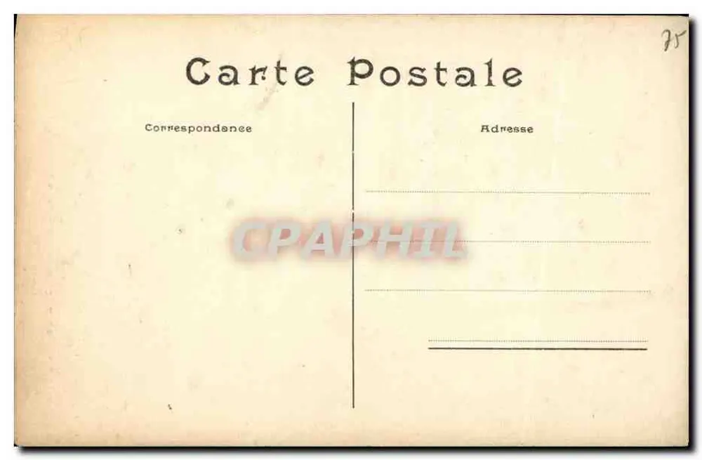 Paris — Die Conciergerie und die Uhrturm — S.R.A. n° 517 - Rückseite