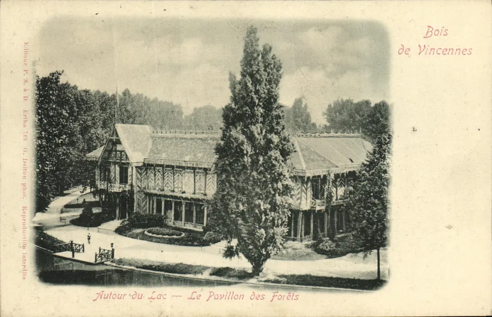 Um den See — Das Pavillon der Wälder — Bois de Vincennes - Vorderseite