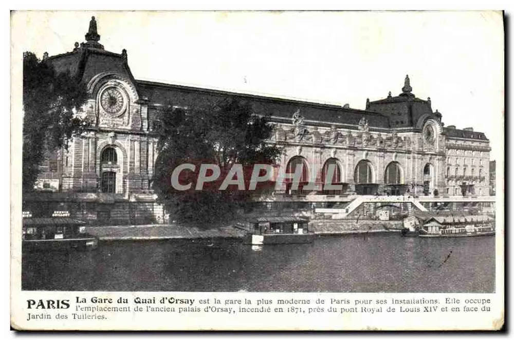 Paris — Bahnhof Quai d'Orsay — Verlag G. Guillet - Vorderseite