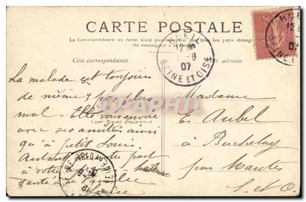 Paris — Bahnhof Quai d'Orsay — Verlag G. Guillet - Rückseite