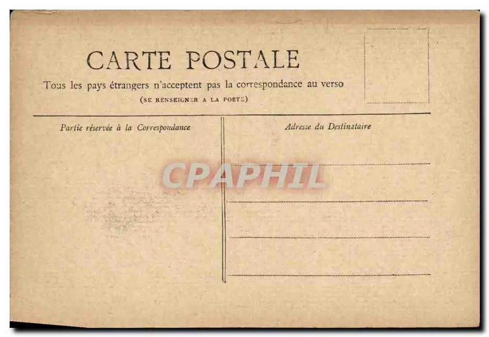Paris — Ansicht von Parc Monceau (La Naumachie) — Sammlung Petit Journal - Rückseite