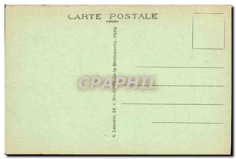 Paris - Panorama do Jardim das Tuileries — A.L. — n°102 - Verso