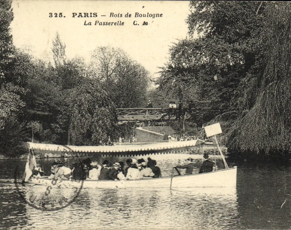 Paris — Bois de Boulogne — A Ponte — C. M. n°325 - Frente