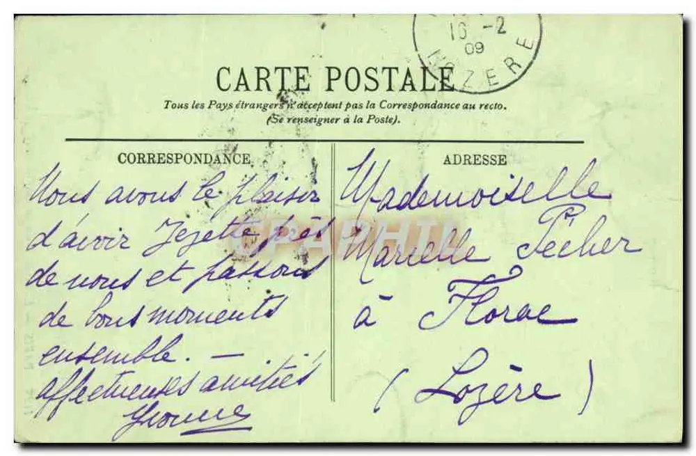 PARIS — A Arco do Triunfo do Carrousel — LL. — n° 1128 - Verso