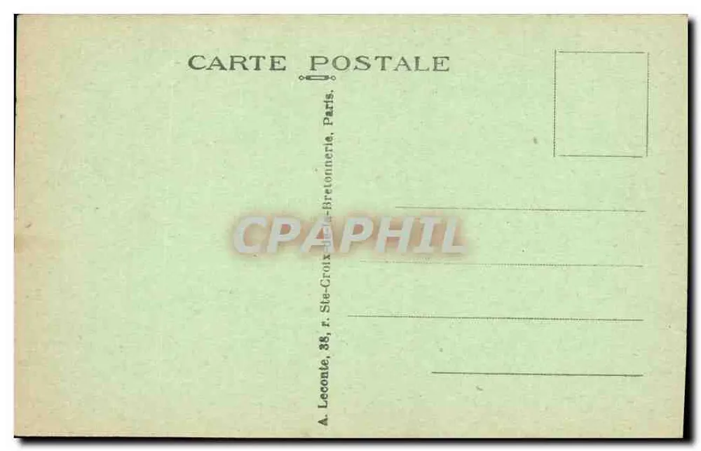 Paris - A Torre Saint Jacques — editor A. Leconte, Paris - Verso