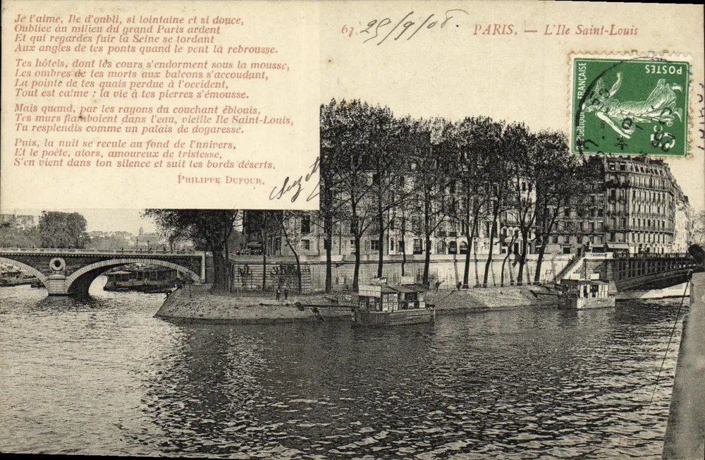 Paris — A Ilha Saint-Louis — Philippe Dupour - Frente