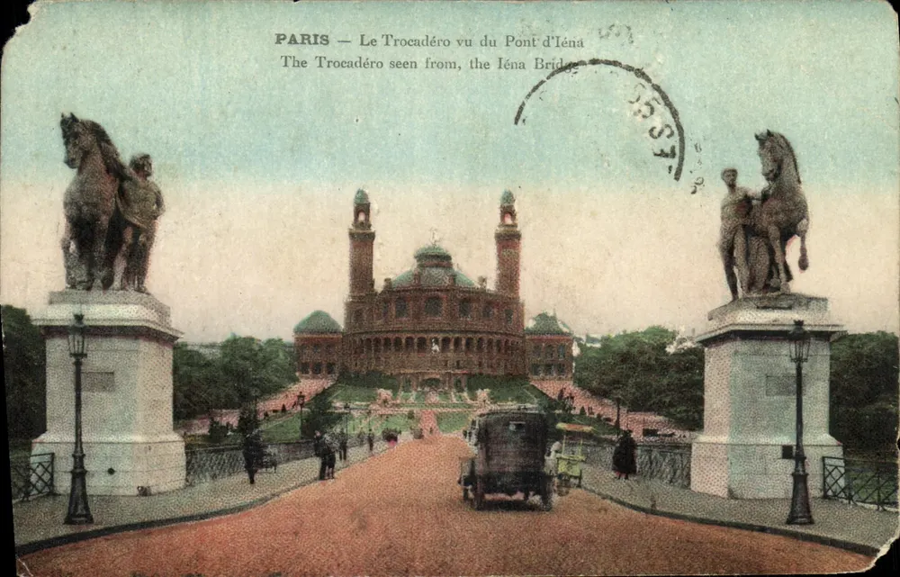 PARIS — Le Trocadéro vu du Pont d'Iéna — éditeur non visible - Vorderseite