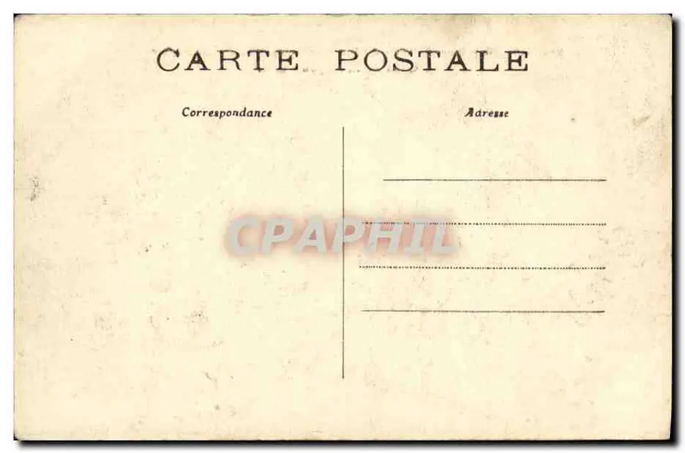 Paris — Überschwemmungen im Januar 1910 — Quai de la Rapée, Porte de Bercy - Rückseite