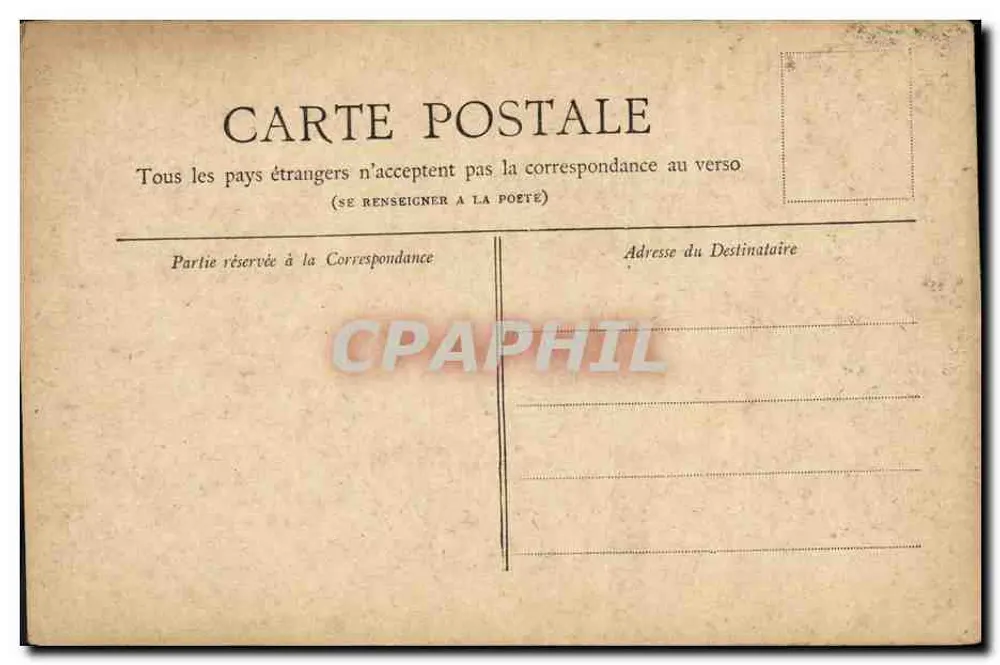 Paris — Ansicht der Place du Théâtre Français — Sammlung Petit Journal - Rückseite