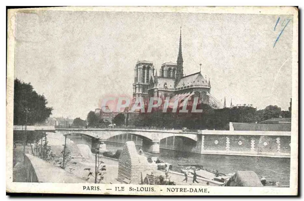 Paris — Ilha Saint-Louis — Notre-Dame - Frente