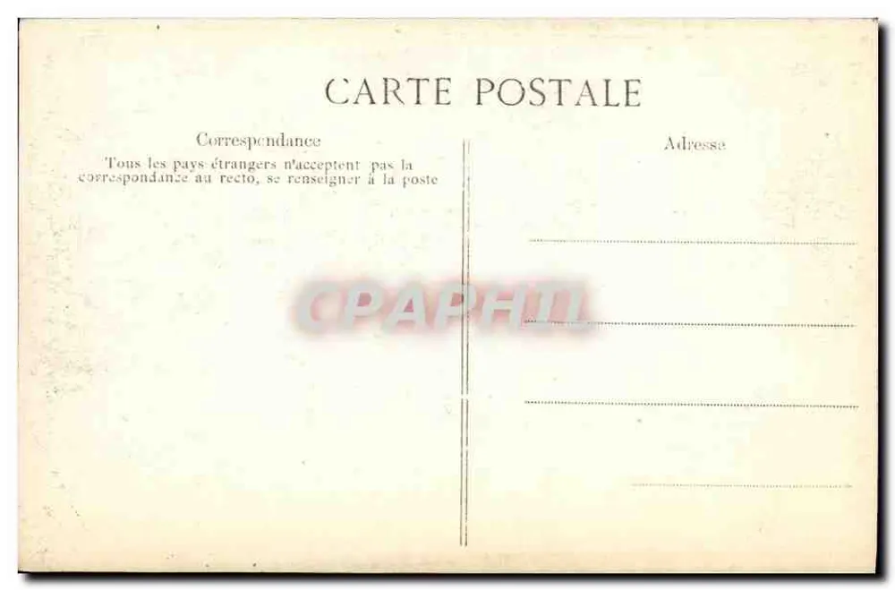 Überschwemmung der Seine — 29. Januar 1910 — Rue Saint-Dominique — Verlag ELD - Rückseite