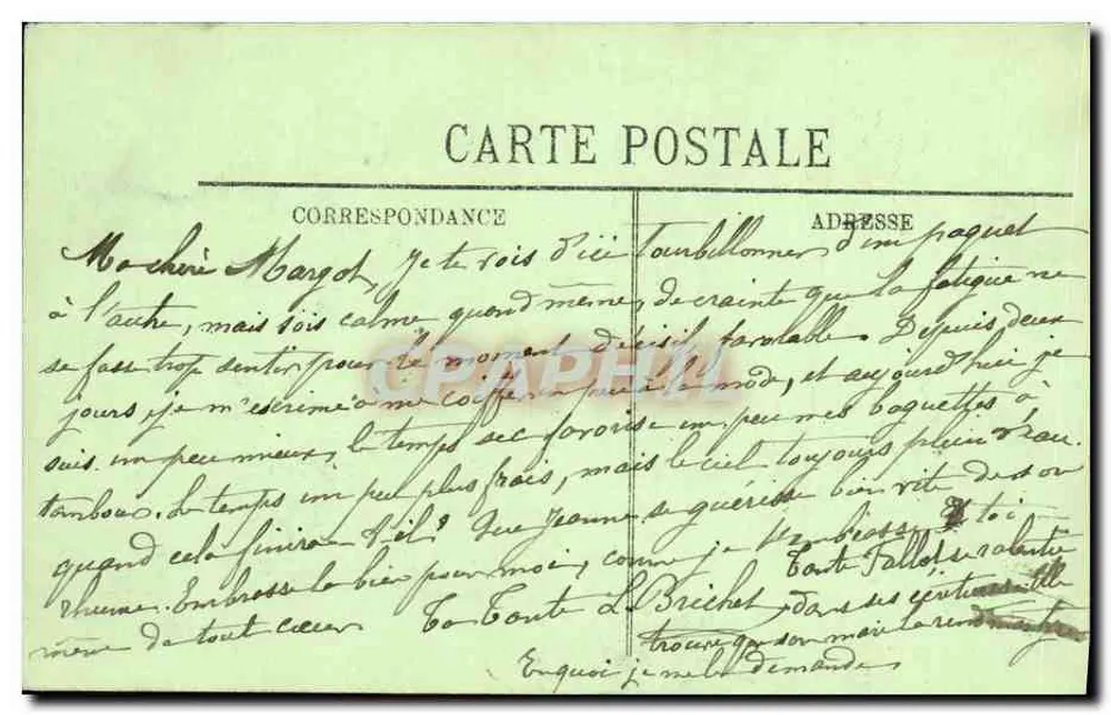Inundações de Paris (Janeiro 1910) — Notre-Dame — LL - Verso