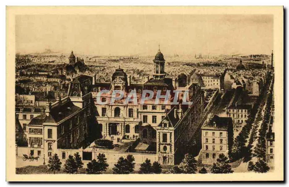 École Massillon — Ehemaliges Hotel Fleubet, Paris IVe — Photo und Impr. Som Berthiot - Vorderseite
