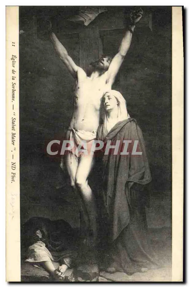 Kreuzigung — Kirche der Sorbonne — 'Sainte Mater' — ND Phot. - Vorderseite