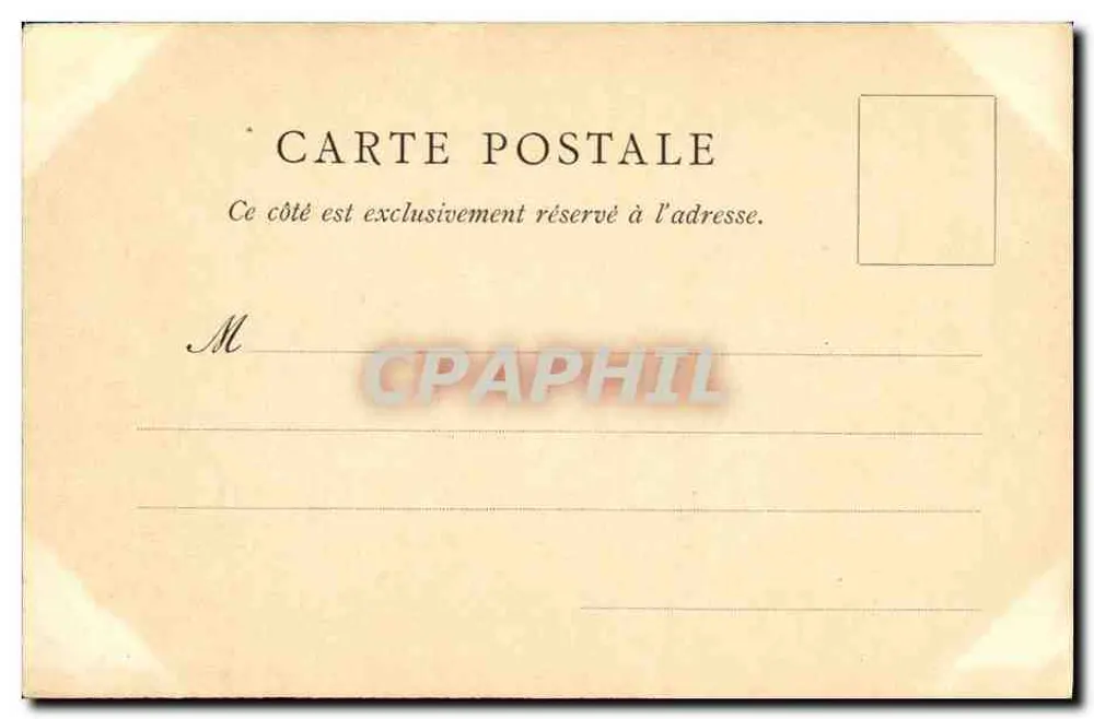 Puerta Monumental — Exposición Universal 1900 — Editor no identificado - Reverso