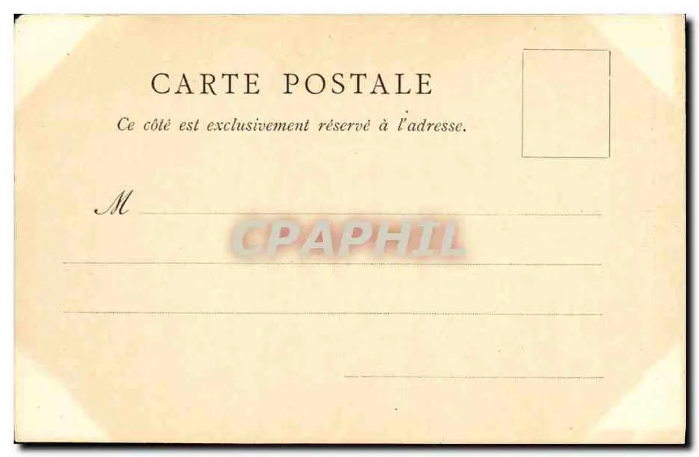 Weltausstellung 1900 — Palast für Wassererwärmung und Elektrizität — Verlag: S. D. (S. D. Paris) - Rückseite