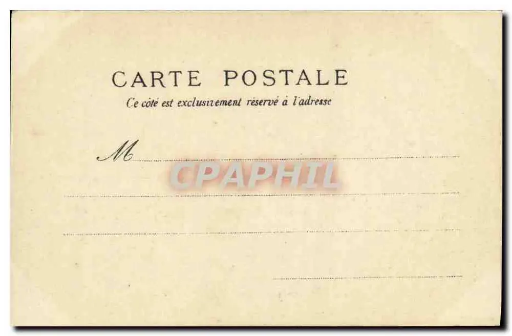 Algerien — Weltausstellung 1900 — Verlag: 104 - Rückseite