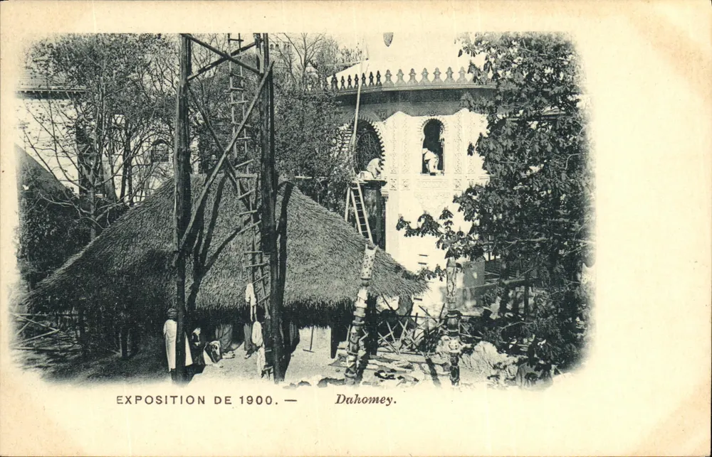 Exposição de 1900 — Dahomey - Frente
