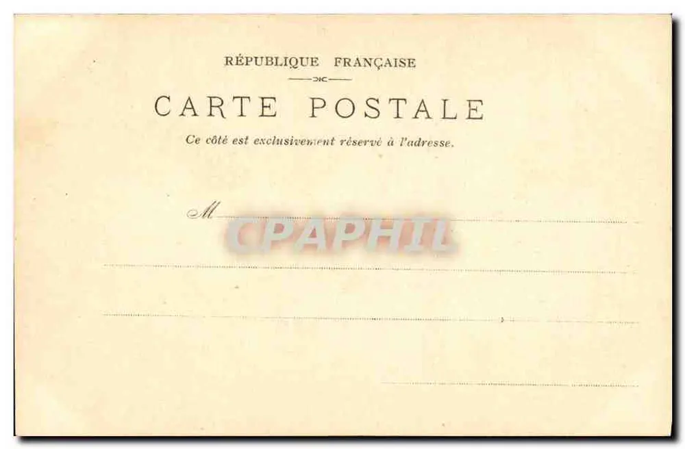 Exposição de 1900 — Dahomey - Verso