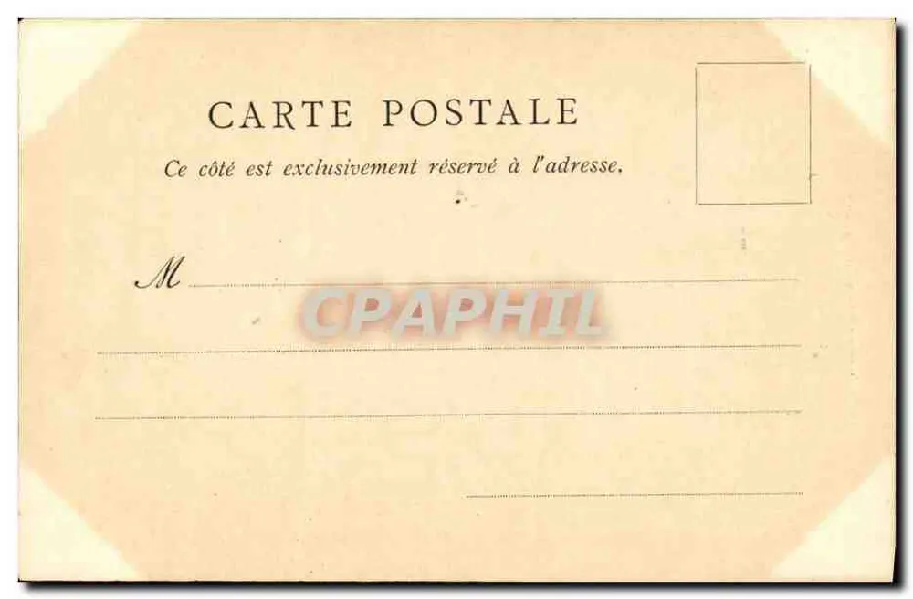 Weltausstellung 1900 — Alt-Paris — Paris-PM - Rückseite