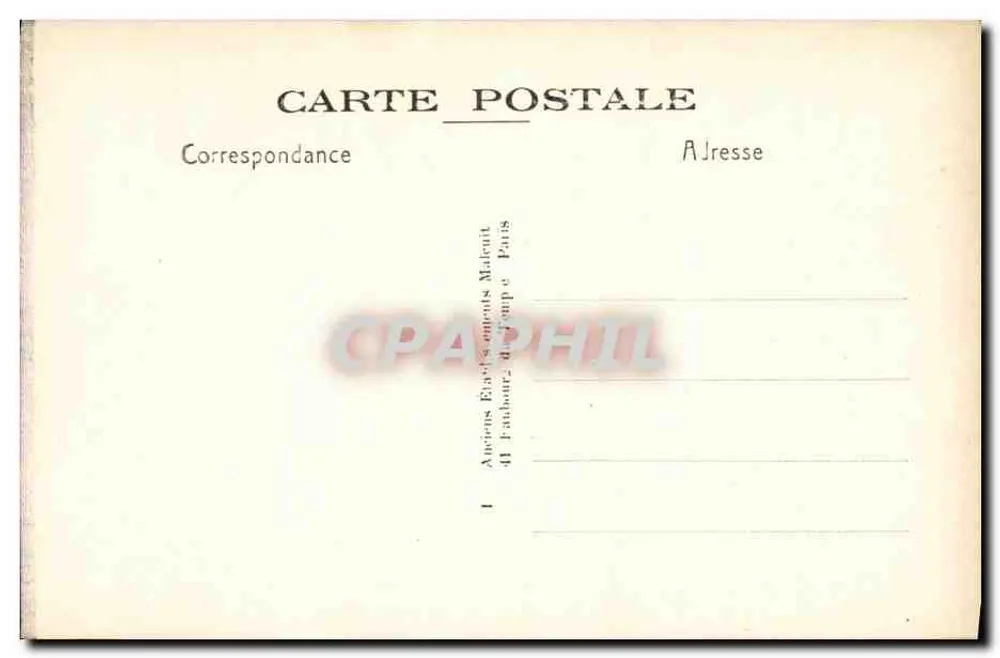 सेंट-ओउएन — अरागो स्ट्रीट — E.M. 5995 - पीछे