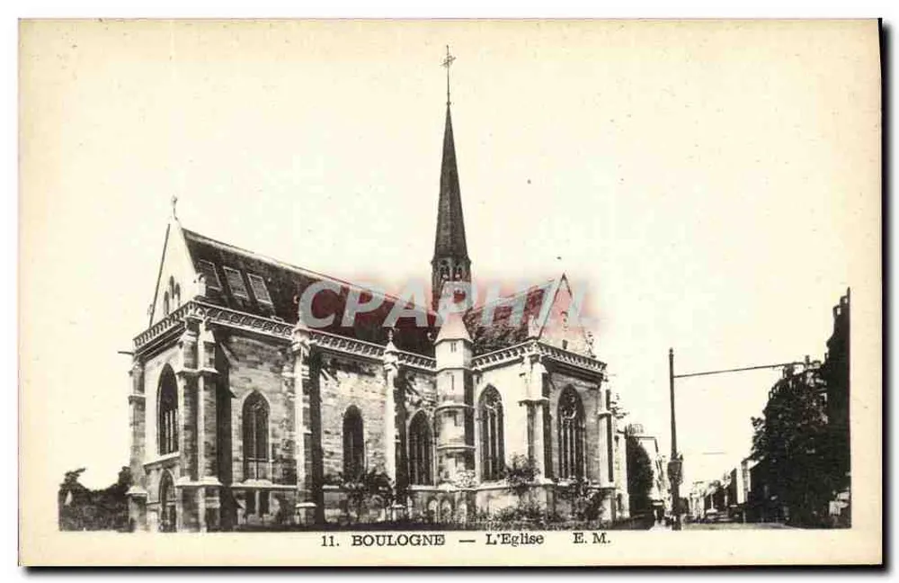 Boulogne — Katedra — E.M. n°11 - Awers