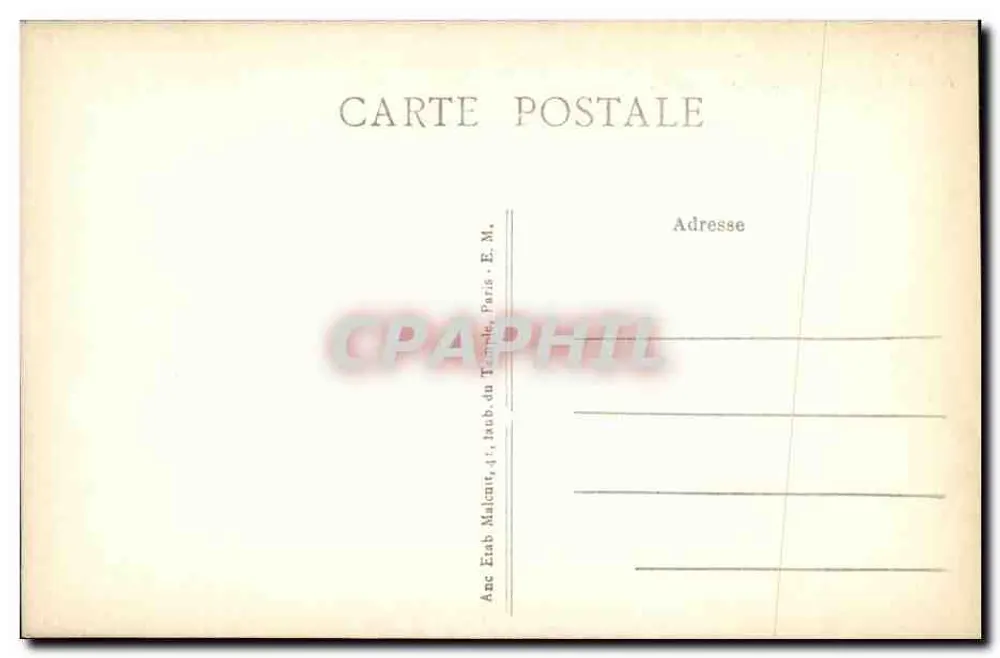 Neuilly-sur-Seine — Rue du Général-Lanrezac — E.M. n°0856 - Verso
