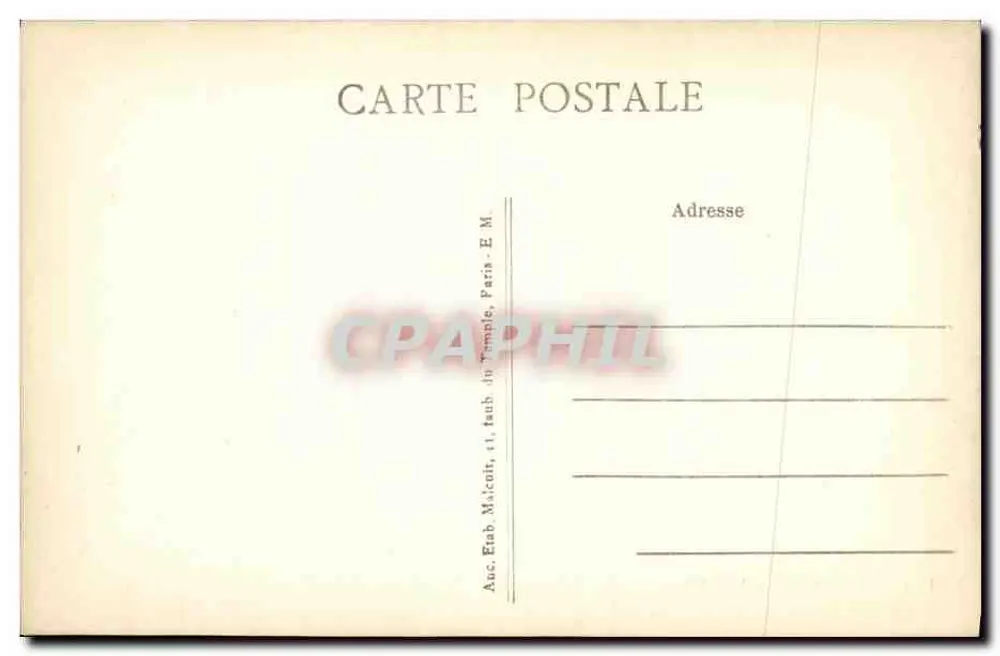 Fontenay-aux-Roses — La Fosse Bazin — E.M. n°5814 - Rückseite