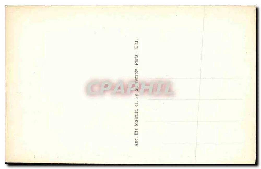 Bois-Colombes — Die Station und Rue des Aubépines — E.M. n°2905 - Rückseite