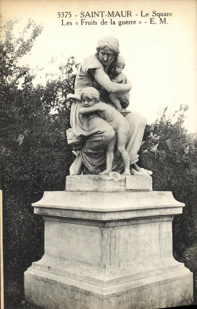 Saint-Maur - Der Square - Die « Früchte des Krieges » - E. M. - Vorderseite