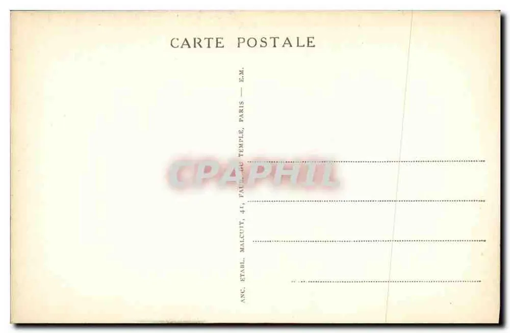 La Garenne — Avenida da República — E.M. - Verso