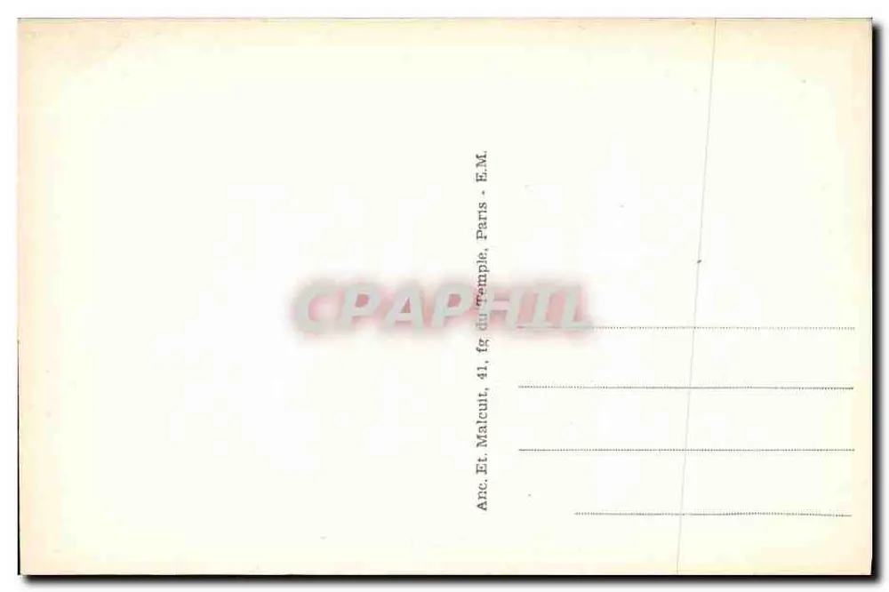Boulogne — A Igreja — E.M. n°11 - Verso