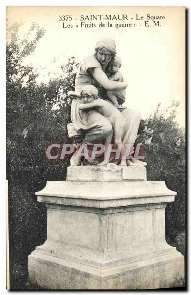 Saint-Maur - Der Square - Die « Früchte des Krieges » - E.M. - Vorderseite