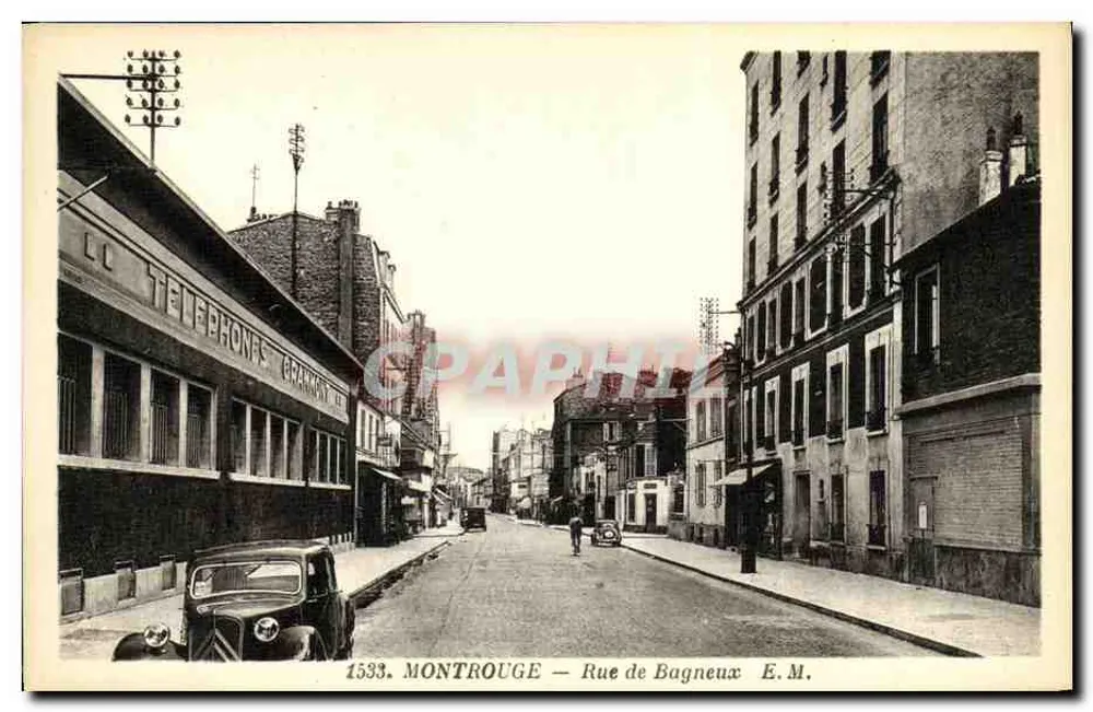 Montrouge — Rue de Bagneux — E.M. Nr. 1533 - Vorderseite