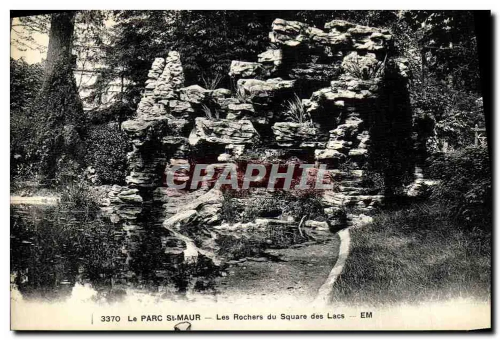 Der PARC ST-MAUR — Die Rochers du Square des Lacs — Verlag EM, Nr. 3370 - Vorderseite