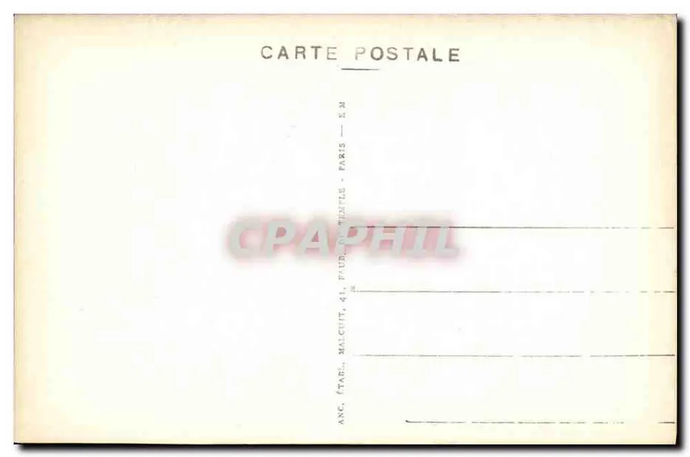 Der PARC ST-MAUR — Die Rochers du Square des Lacs — Verlag EM, Nr. 3370 - Rückseite