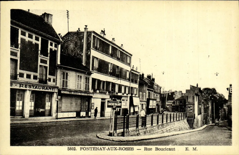 Fontenay-aux-Roses — Rue Boucicaut — E. M. - Vorderseite